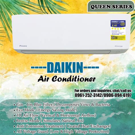 ️ 1 UNIT DAIKIN QUEEN SERIES .